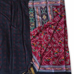 Maroon Red Soft Cotton Saree